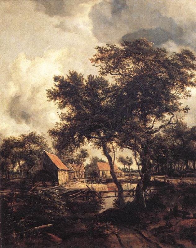 HOBBEMA, Meyndert The Water Mill sf oil painting image